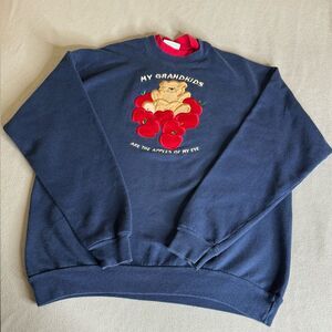 Vintage mcc sportswear My Grandkids Are The Apples of My Eye sweater Size XL